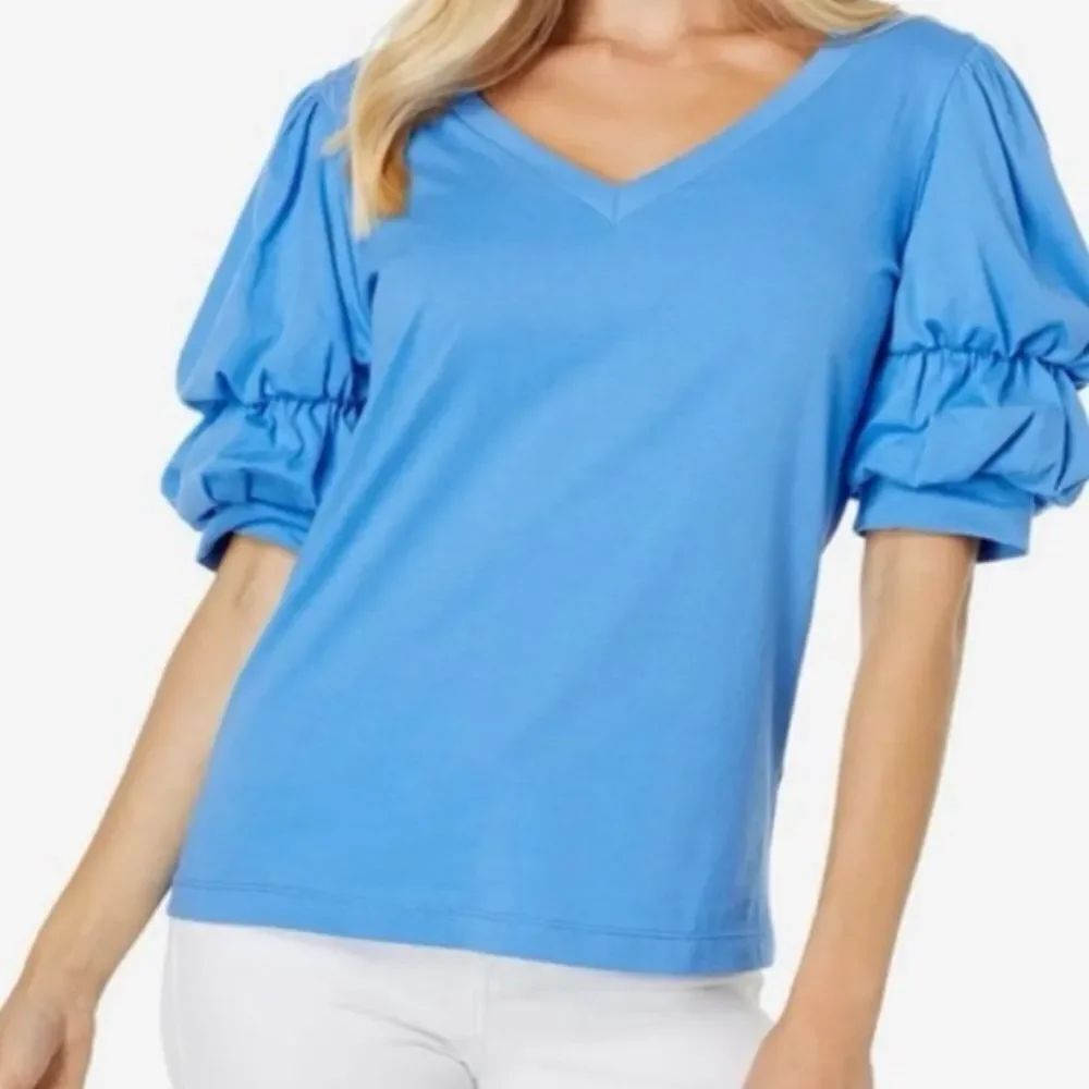 Lilly Pulitzer Dicola Blue top size M